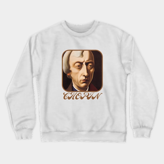 FREDERIC CHOPIN Crewneck Sweatshirt by Cryptilian